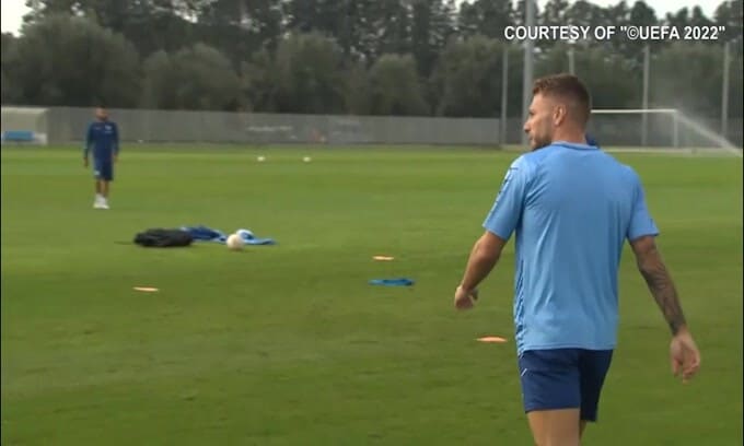 Lazio, Immobile e Jessica insieme in Tv
