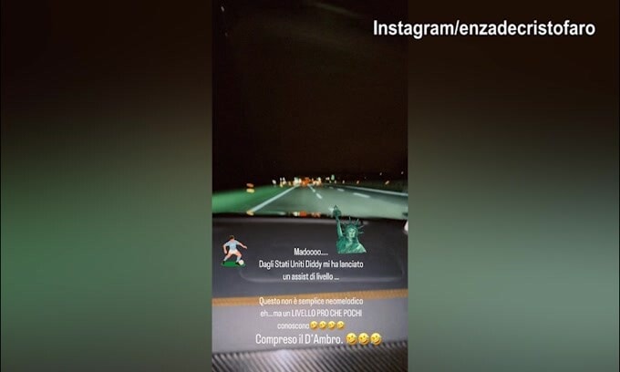 Enza De Cristofaro e Danilo in auto: che compilation di canzoni!