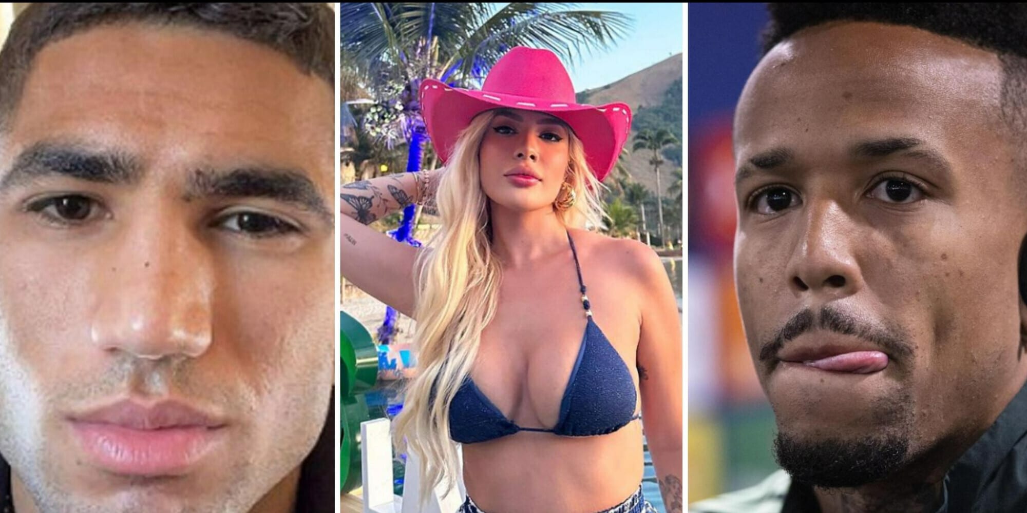 Hakimi beccato insieme a Karoline Lima, l'ex di Militao