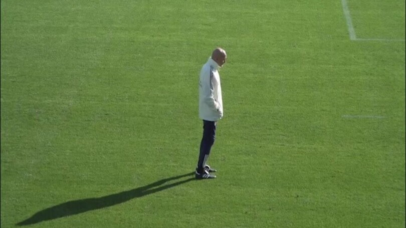 Italia, Spalletti osserva gli azzurri in allenamento