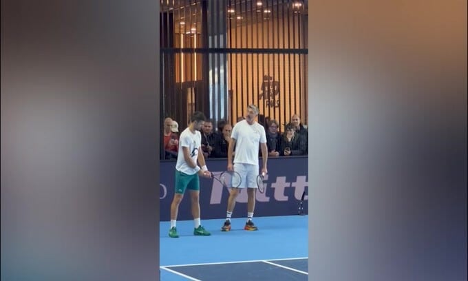 Djokovic, c’è ancora da imparare? Siparietto con Ivanisevic