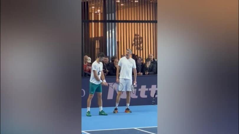 Djokovic, c’è ancora da imparare? Siparietto con Ivanisevic
