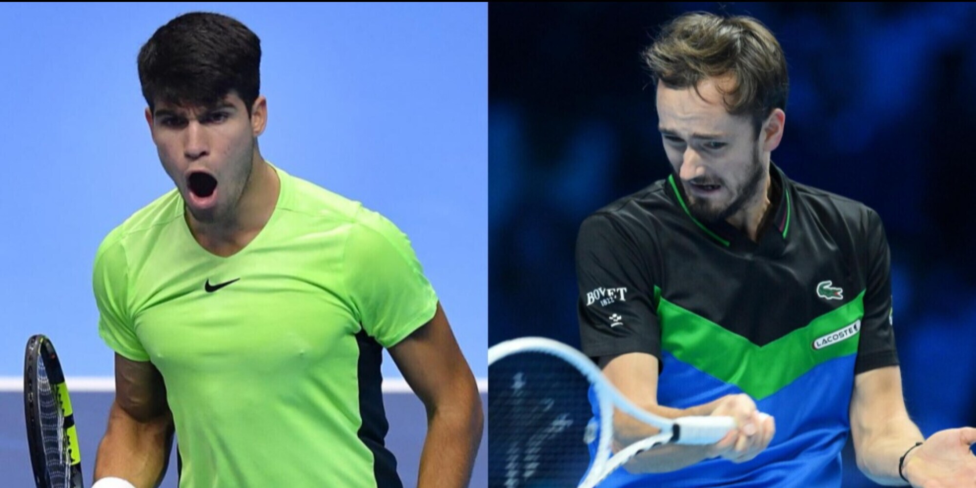 Alcaraz-Medvedev 2-0: il match delle Nitto Atp Finals, rivivi la diretta