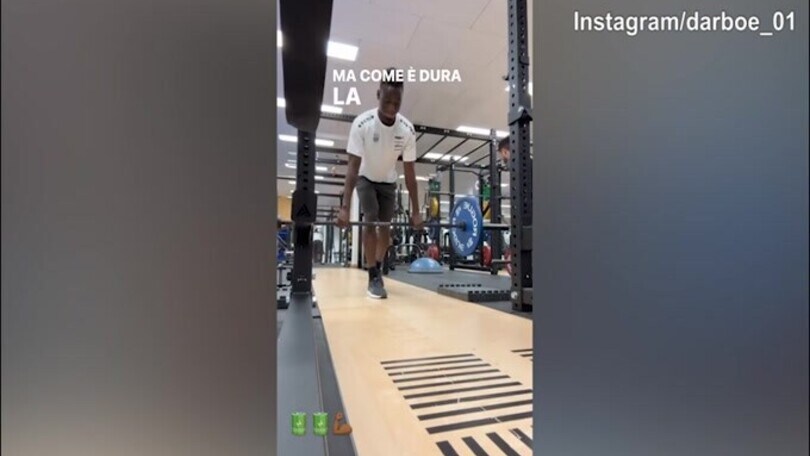 Roma, guarda Darboe: allenamento intenso per riprendersi dall'infortunio
