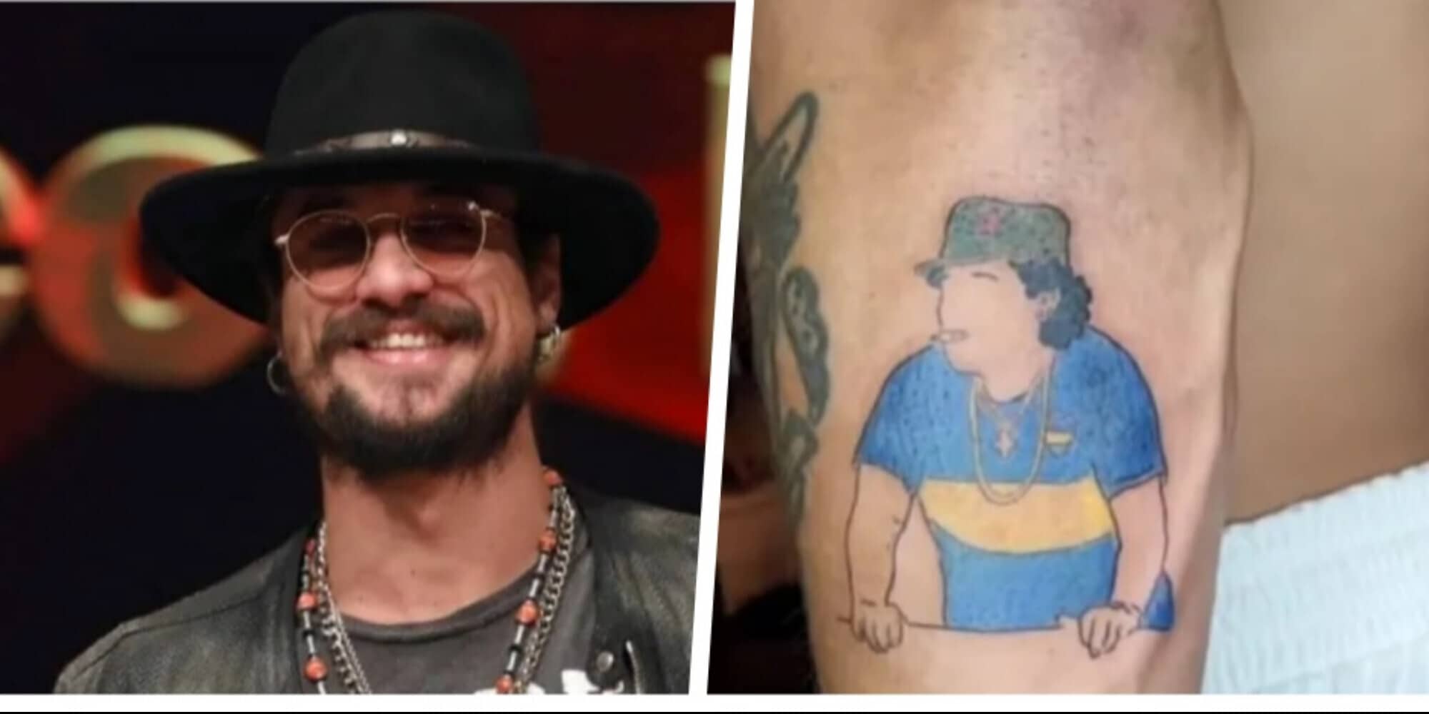 Osvaldo non dimentica Maradona: il tatuaggio è un omaggio commovente