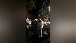 Ucraina, i tifosi alla BayArena per la partita con l'Italia