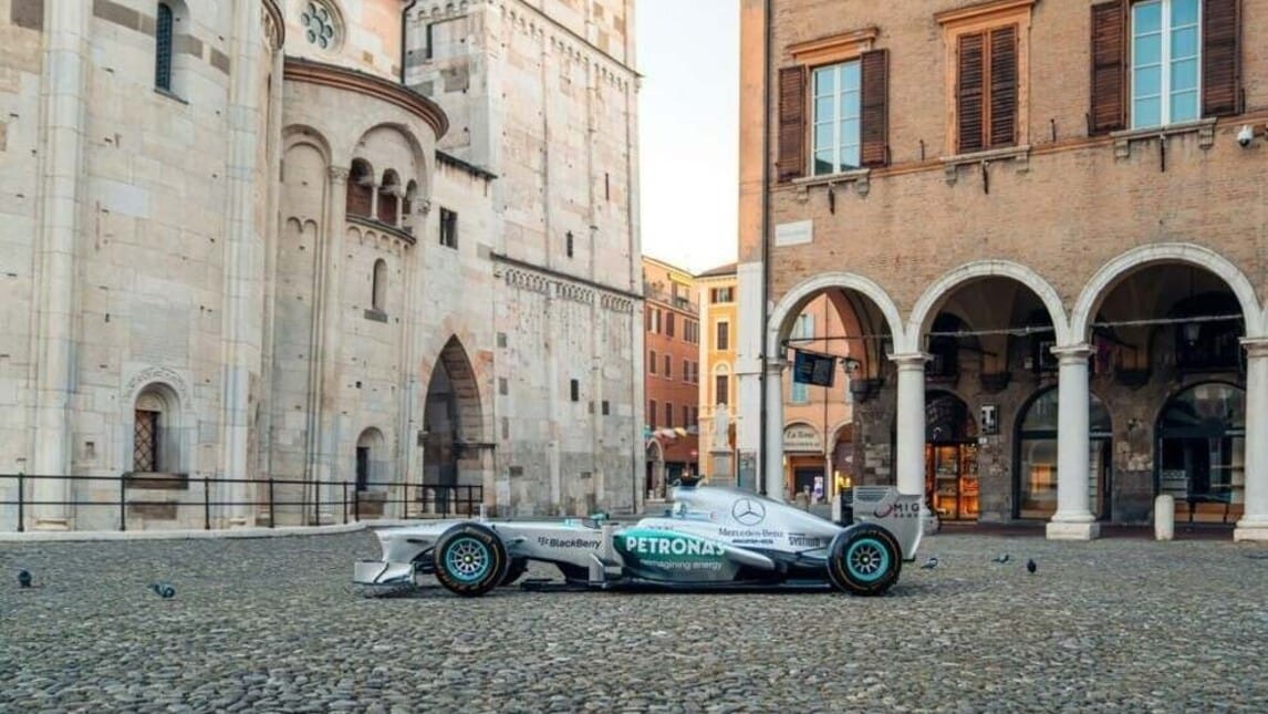 Mercedes W04 di Lewis Hamilton all'asta