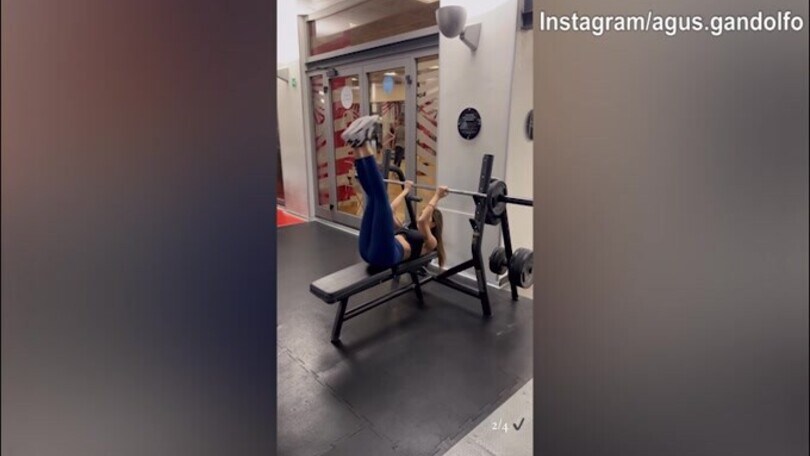 Agustina, che lavoro in palestra!