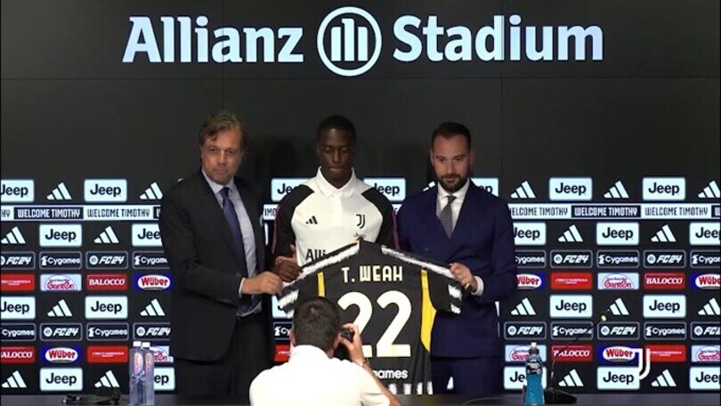 Juve, si ferma ancora Weah: ecco quanto starà fuori
