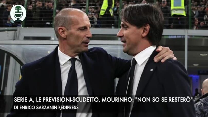Serie A, le previsioni scudetto. Mourinho: "Non so se resterò"