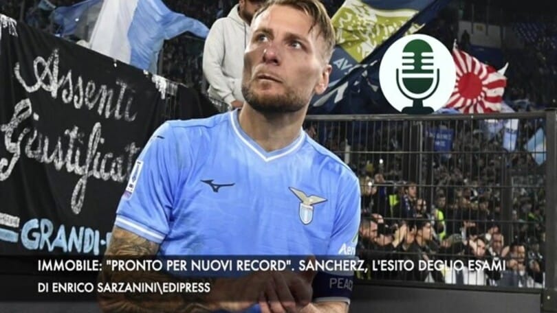 Immobile: "Voglio altri record". Sanchez, l'esito degli esami