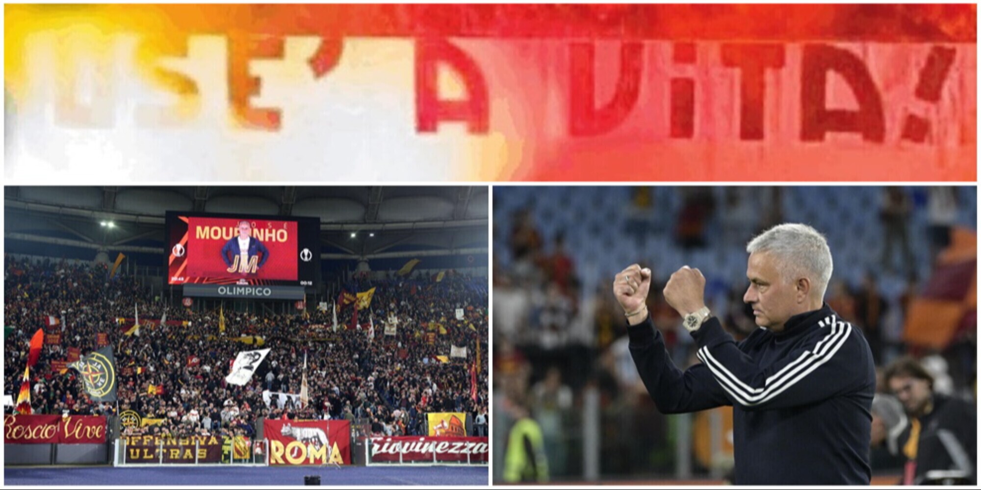 Roma, i tifosi 'blindano' Mourinho: "José a vita"
