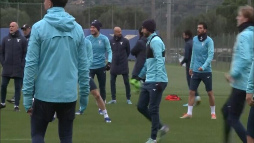 Lazio, allenamento con il buon umore in vista del Celtic