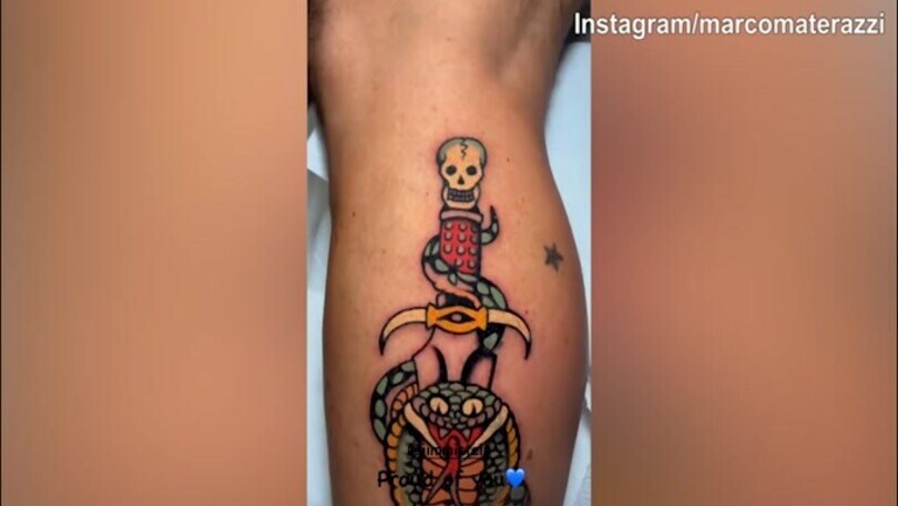 Nuovo tatuaggio per Marco Materazzi