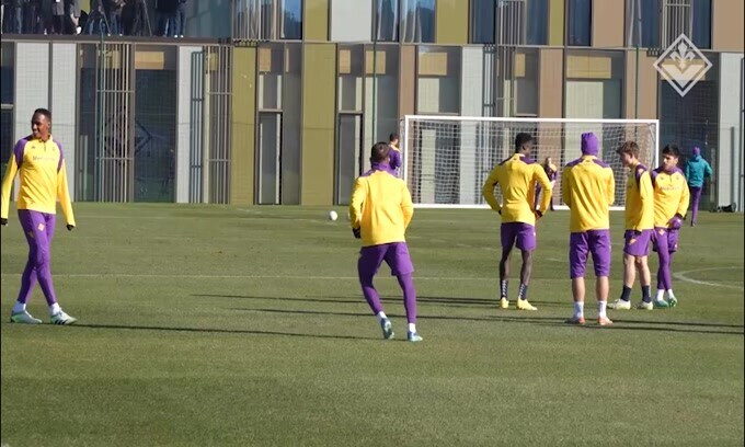 Fiorentina, allenamento al Viola Park: domani arriva il Genk