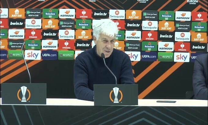 Gasperini: "Primo posto nel girone ci permette di pensare al campionato"