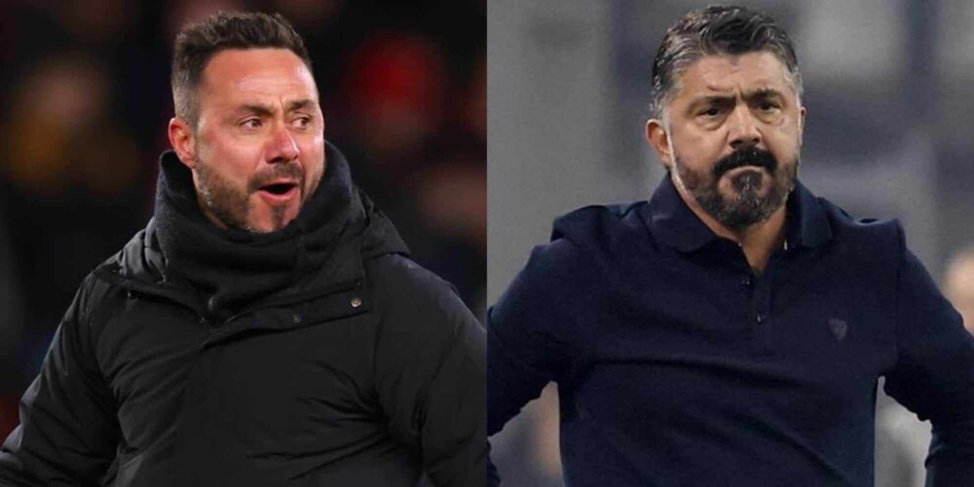 De Zerbi e Gattuso già qualificati. Slavia Praga, vittoria all'ultimo secondo