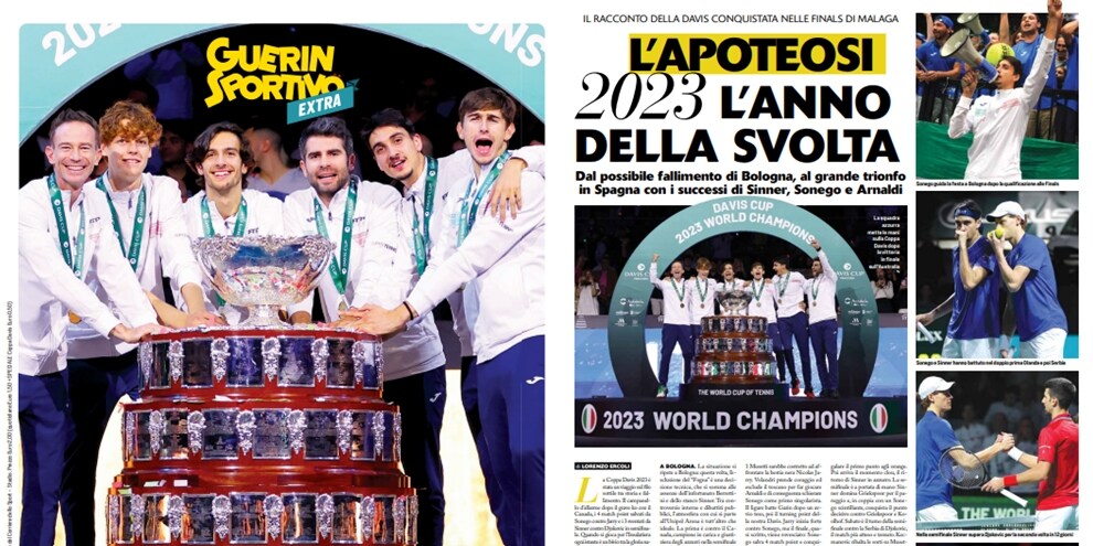 "Il tennis siamo noi", il Guerin Sportivo in edicola sabato con il Corriere dello Sport-Stadio