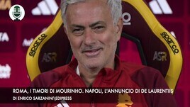 Mourinho: "Mi proeccupa l'arbitro". Napoli, l'annuncio di De Laurentiis