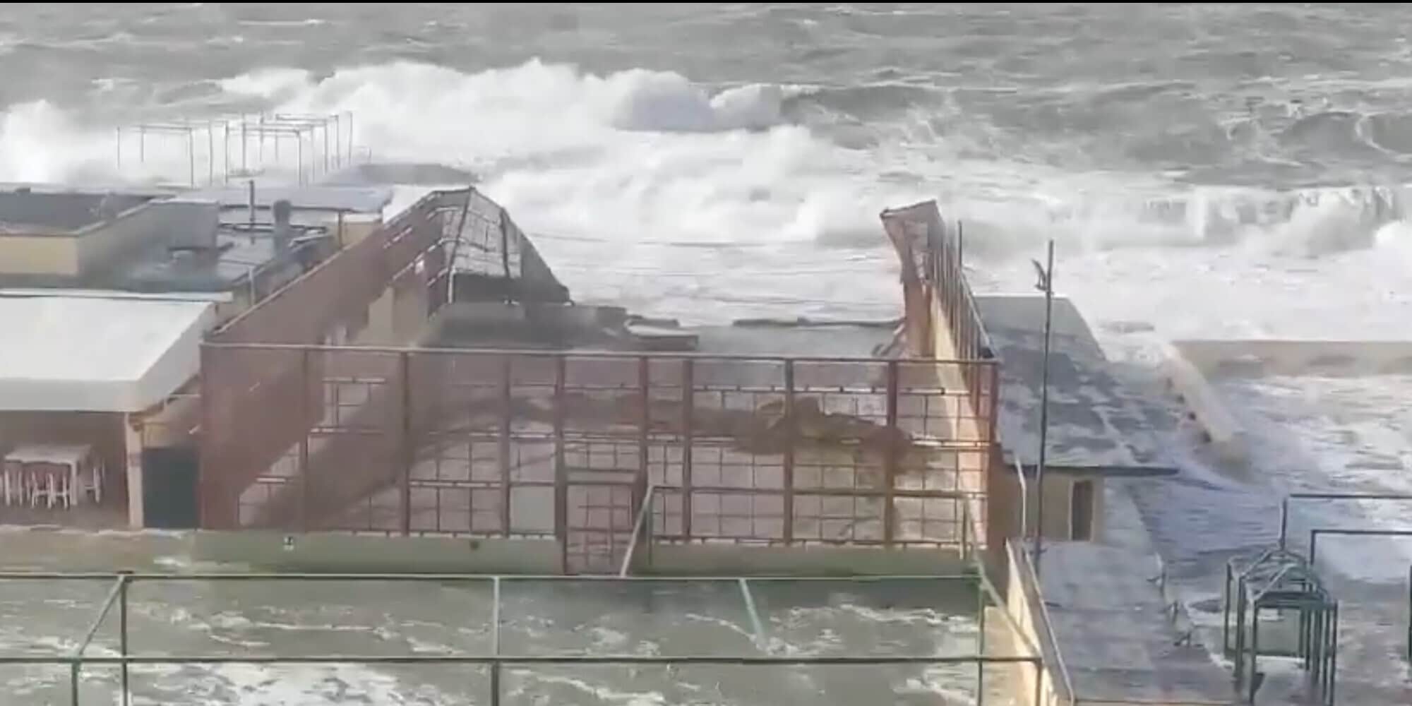 Maltempo a Livorno, distrutto lo storico “gabbione”: non è quello amato da Allegri