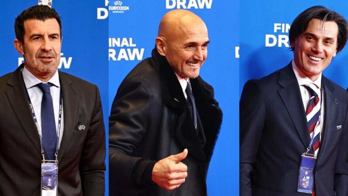 Sorteggi Europei, per l'Italia c'è Spalletti: tutti i presenti