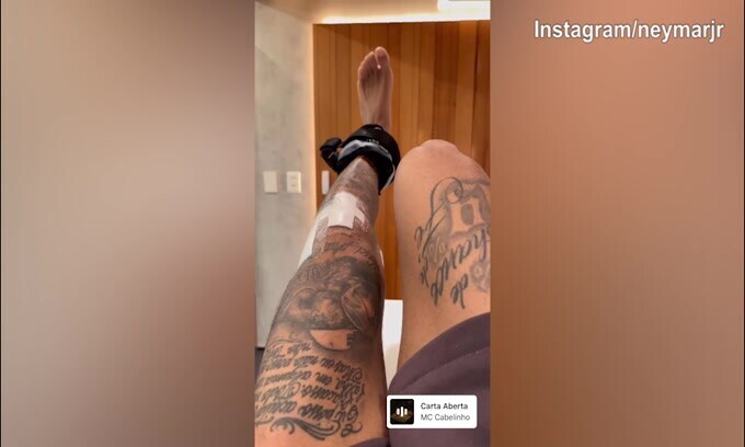 Neymar prosegue la riabilitazione