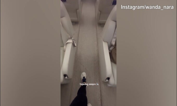 Wanda Nara torna ad Istanbul: che lusso il suo aereo!