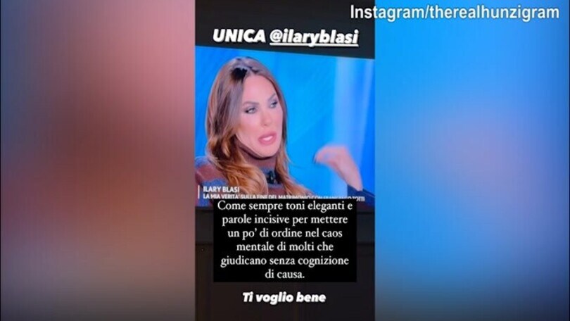 Michelle Hunziker difende Ilary: "Ti voglio bene...."