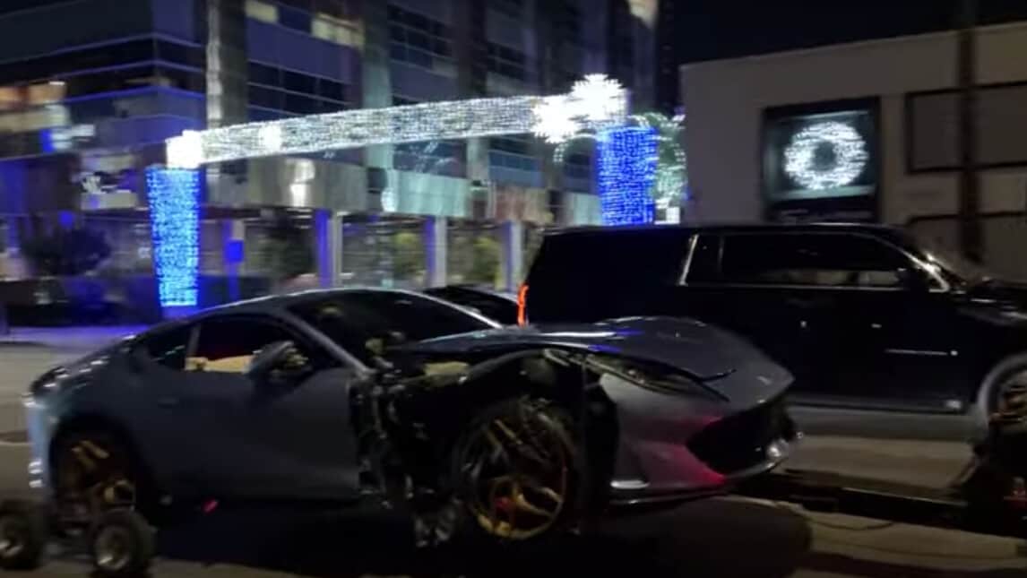 Incidente a Hollywood: distrutta la Ferrari di Michael B. Jordan