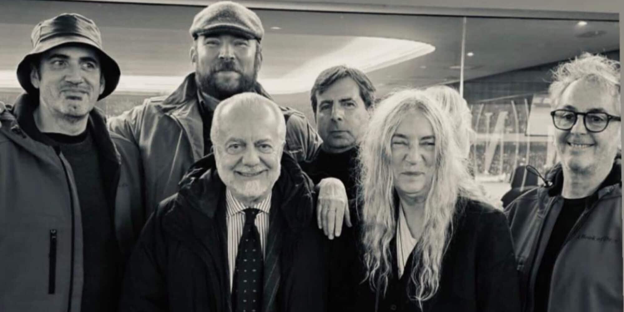Patti Smith, la frase che emoziona su De Laurentiis e il Napoli