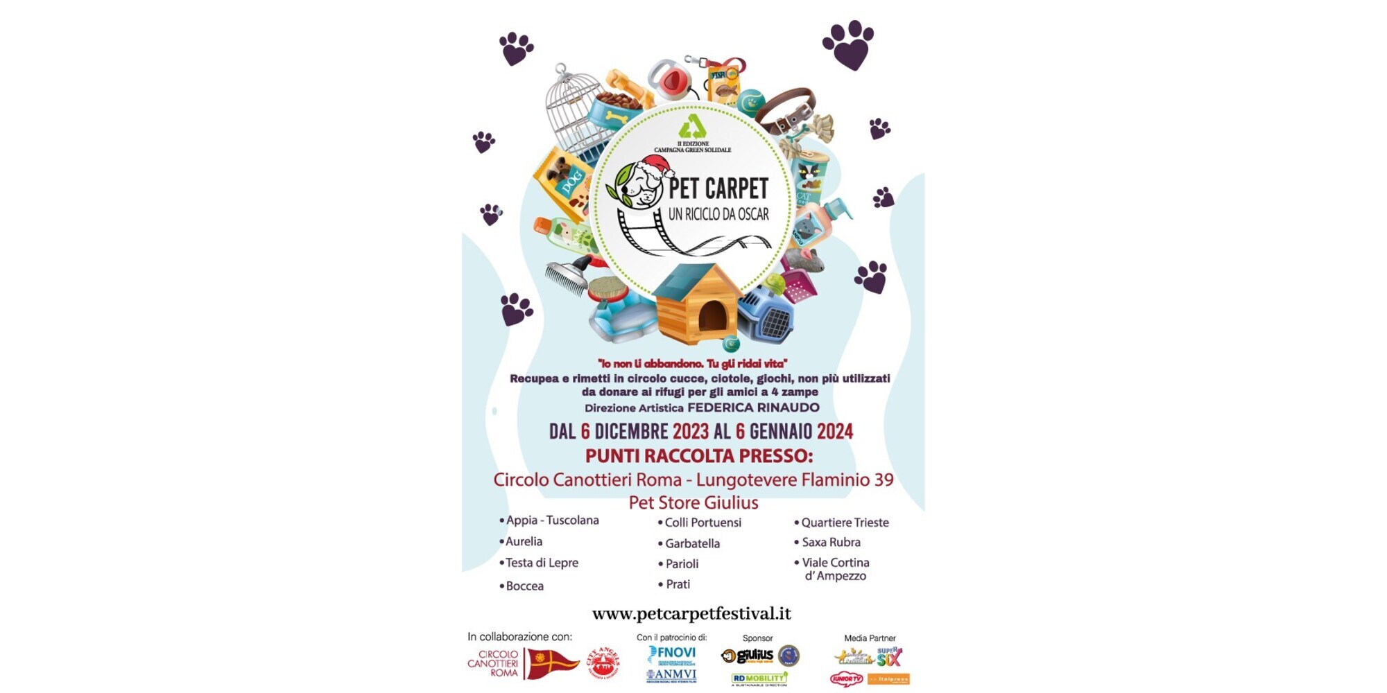 Arriva "Pet Carpet: Un Riciclo da Oscar", la campagna natalizia green