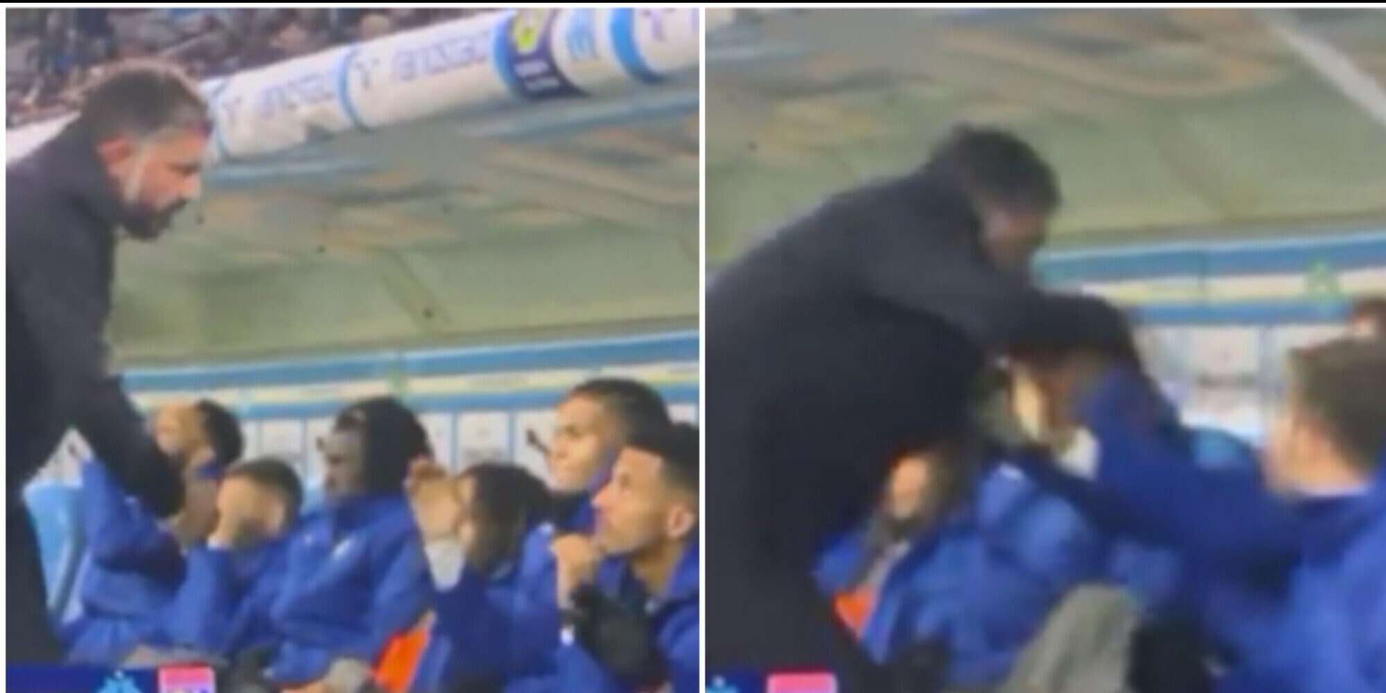 Gattuso prende malissimo lo scherzo di Ounahi: risate in panchina