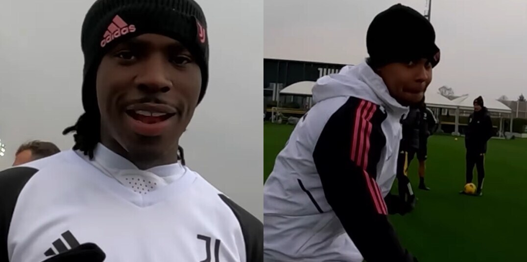 La Juve prova le bodycam in allenamento: il VIDEO è tutto da ridere