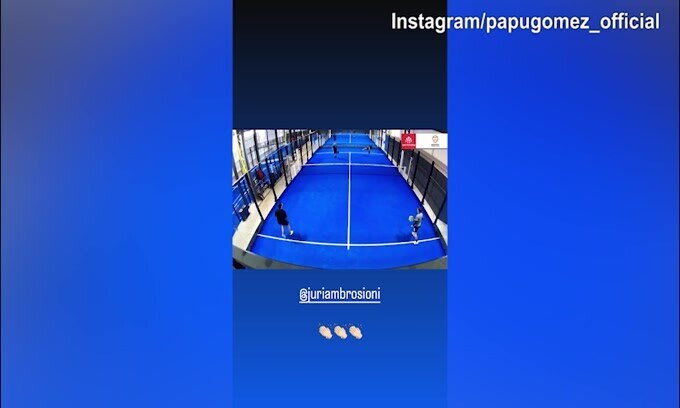Partita a Padel per il "Papu Gomez" e Denis