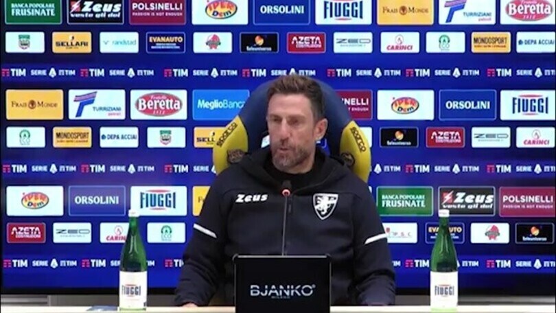 Di Francesco: "Con il Toro gara tosta"