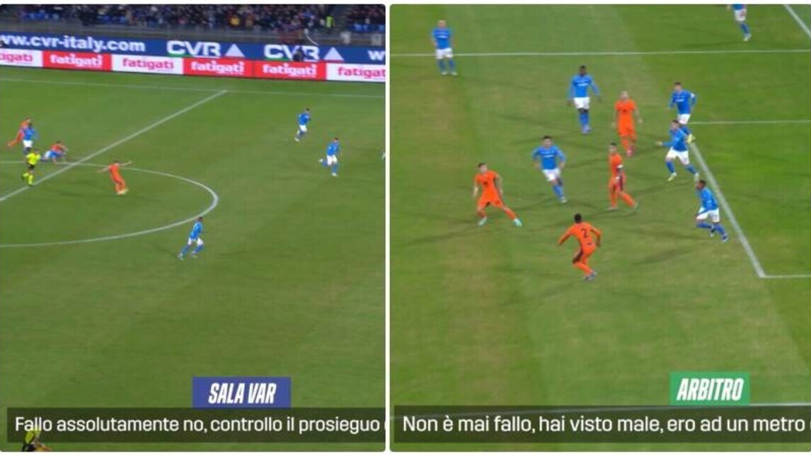 Napoli-Inter, l'audio tra Massa e il Var: quanti dubbi