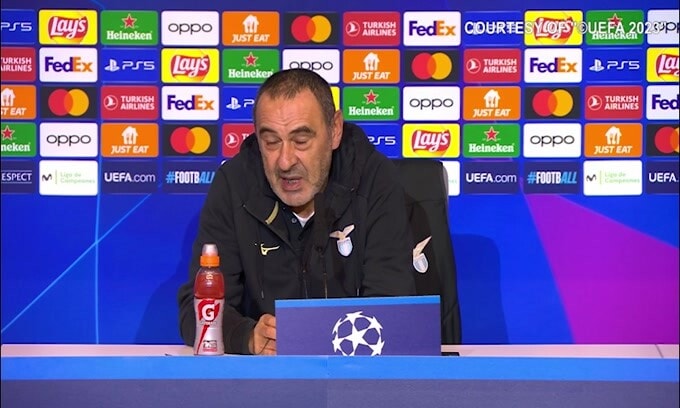 Sarri: "Mi piace l'ambiente dell'Atletico, avrei voluto allenare qua..."