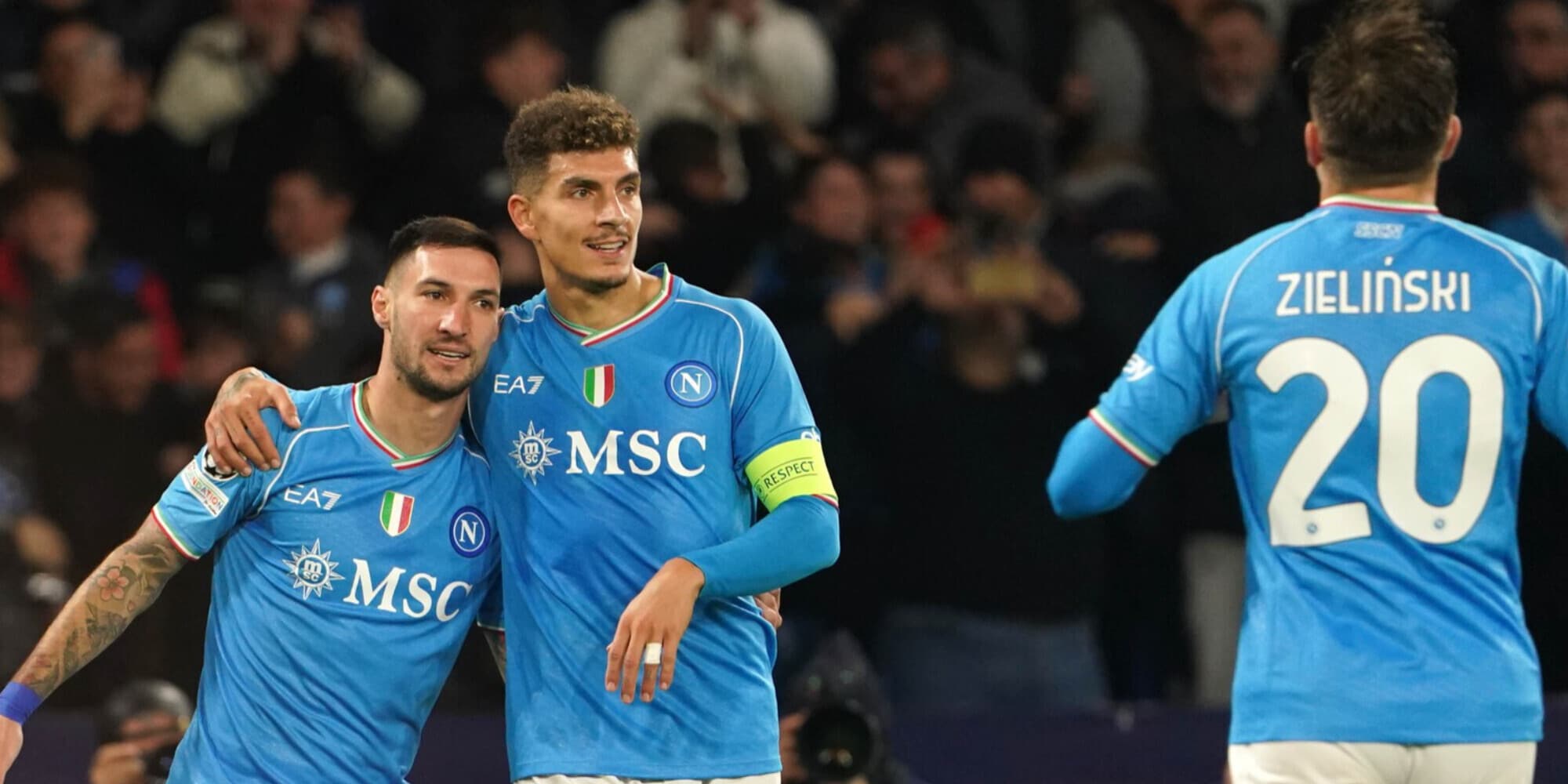 Napoli-Braga 2-0, rivivi la diretta: gli azzurri volano agli ottavi