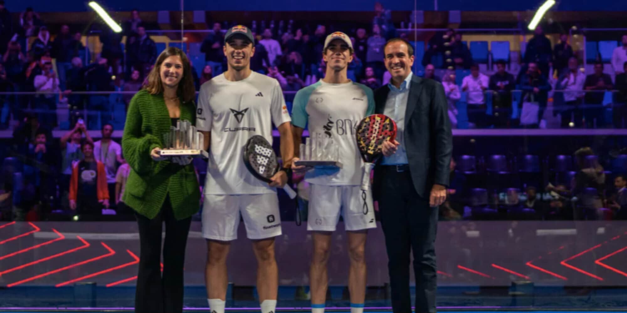 Milano Premier Padel P1, Galan e Lebron si confermano campioni
