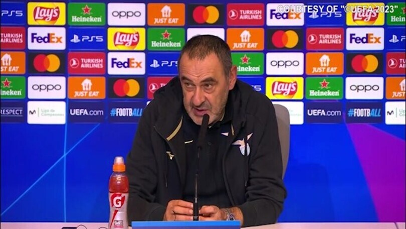 Sarri: "Spero di trovare il Barcellona agli ottavi"