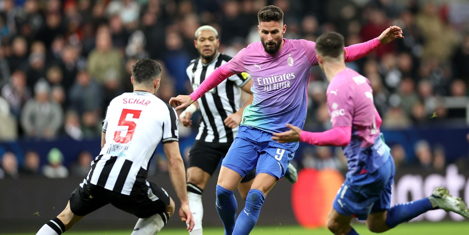 Newcastle-Milan 1-2: ecco gli highlights e i gol VIDEO