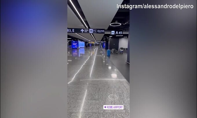 Del Piero a Roma riprende tutte le bellezze della capitale