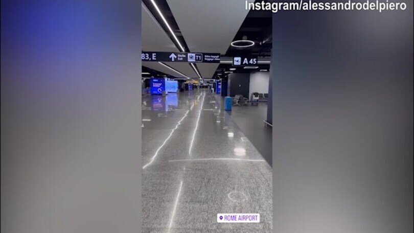 Del Piero a Roma riprende tutte le bellezze della capitale