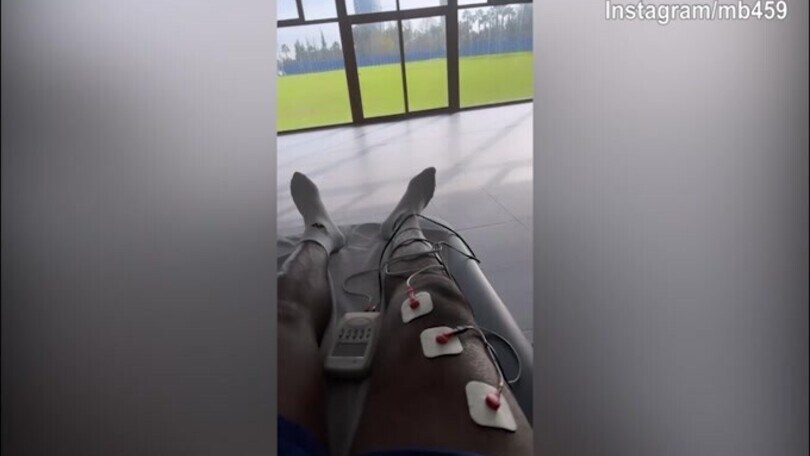 Balotelli, prosegue la riabilitazione
