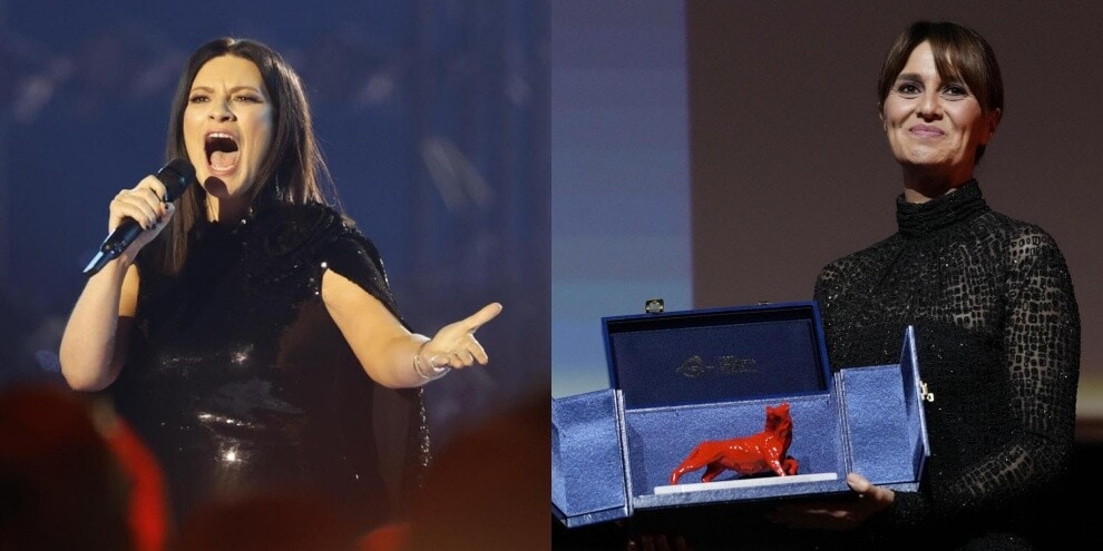 Laura Pausini, la divertente dedica alla Cortellesi durante il concerto