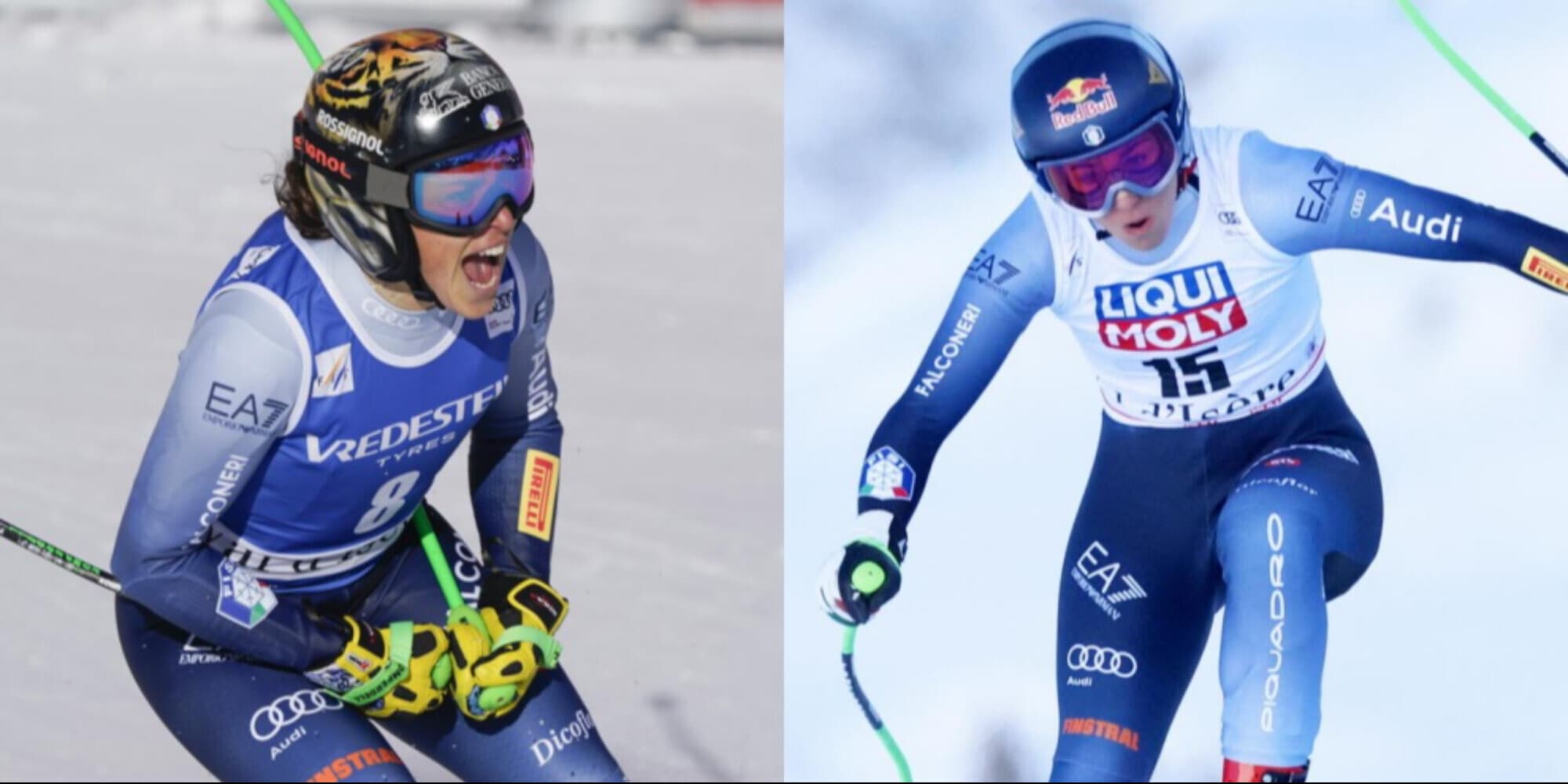 Brignone da urlo in Val d'Isere: vince il superG, terza Goggia
