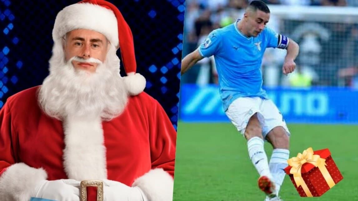 Marusic versione Babbo Natale: social scatenati dopo Lazio-Inter