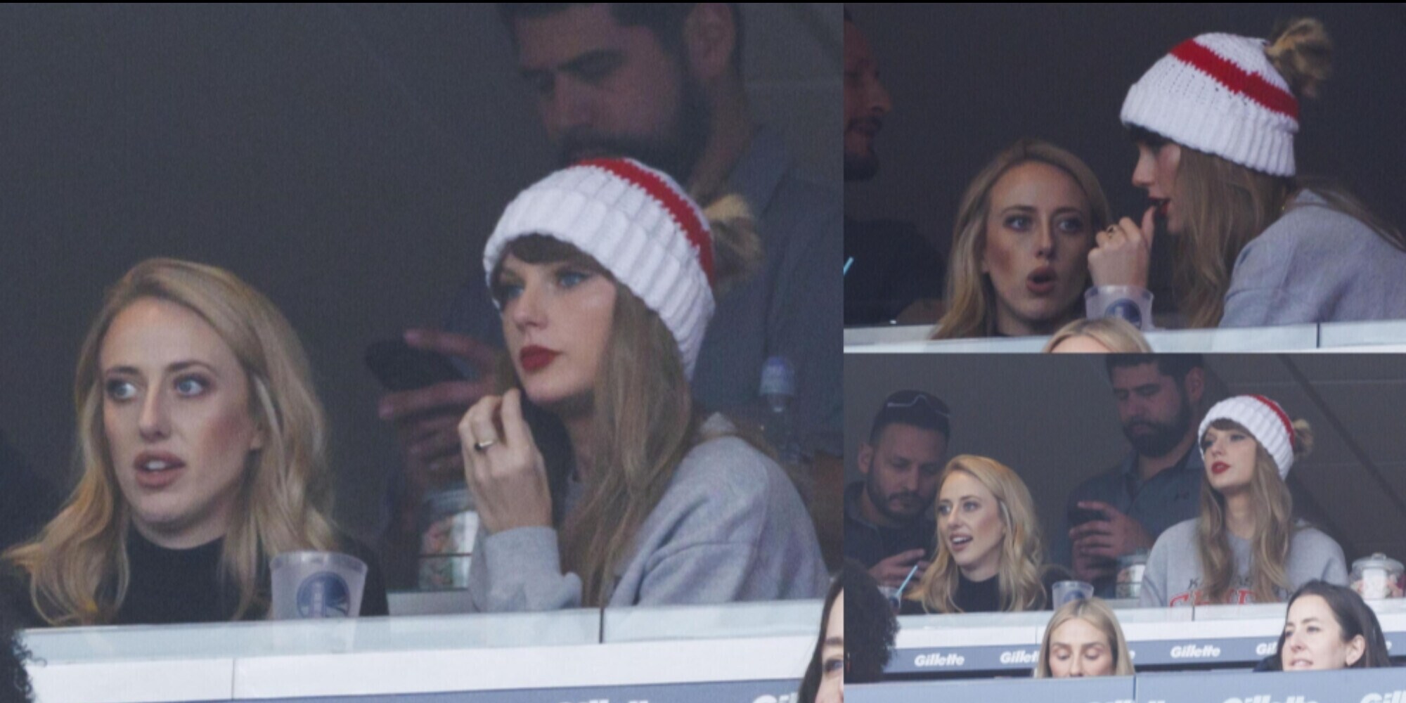 Kelce spinto in campo: la reazione di Taylor Swift in tribuna è clamorosa