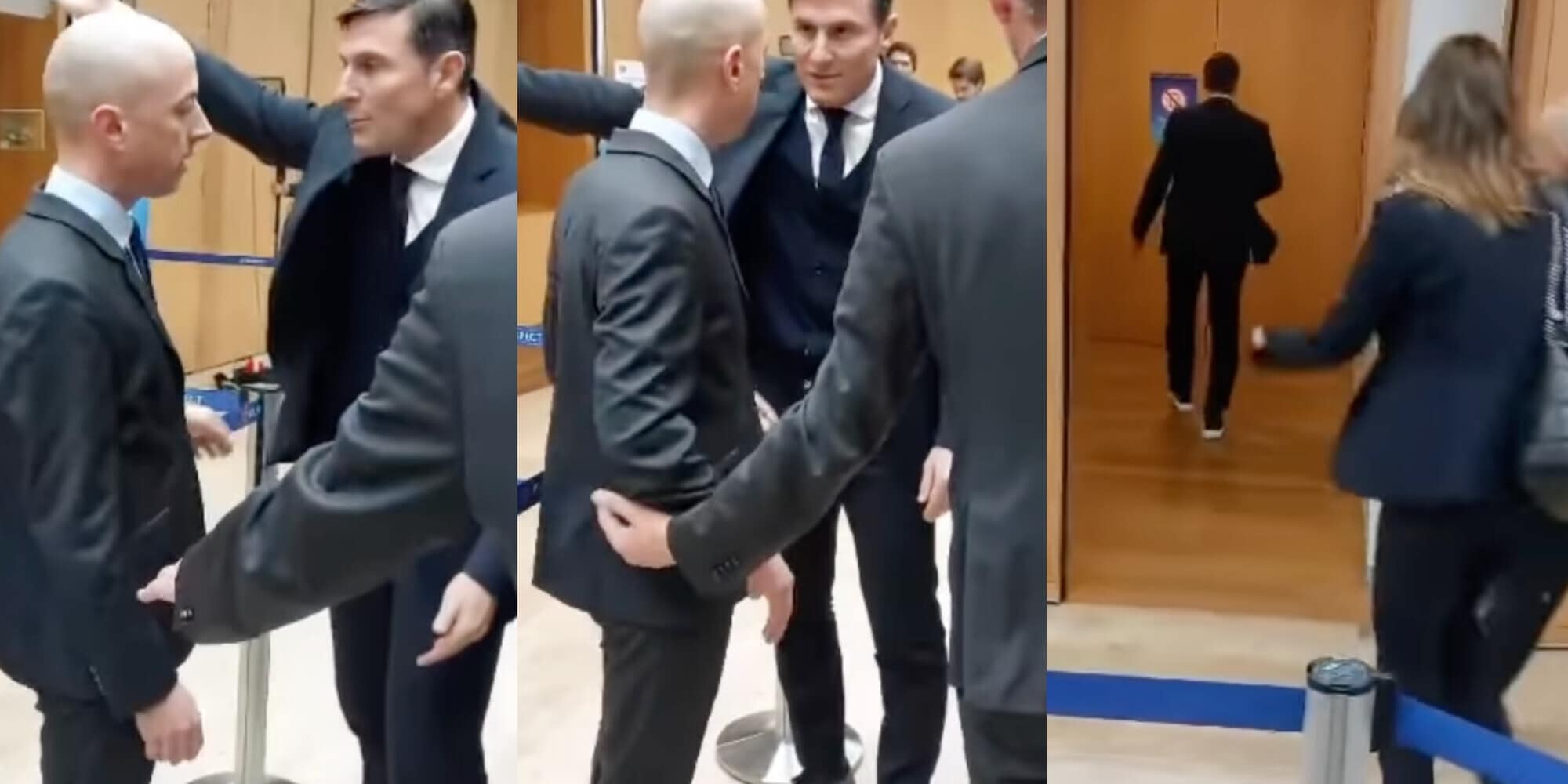Pazzesco ai sorteggi Champions, Zanetti senza accredito fermato dalla security!