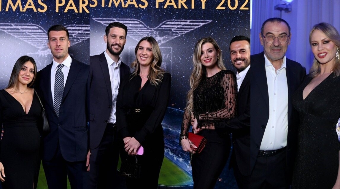 Lazio, da Immobile ad Anna Falchi: che show per la festa di Natale!